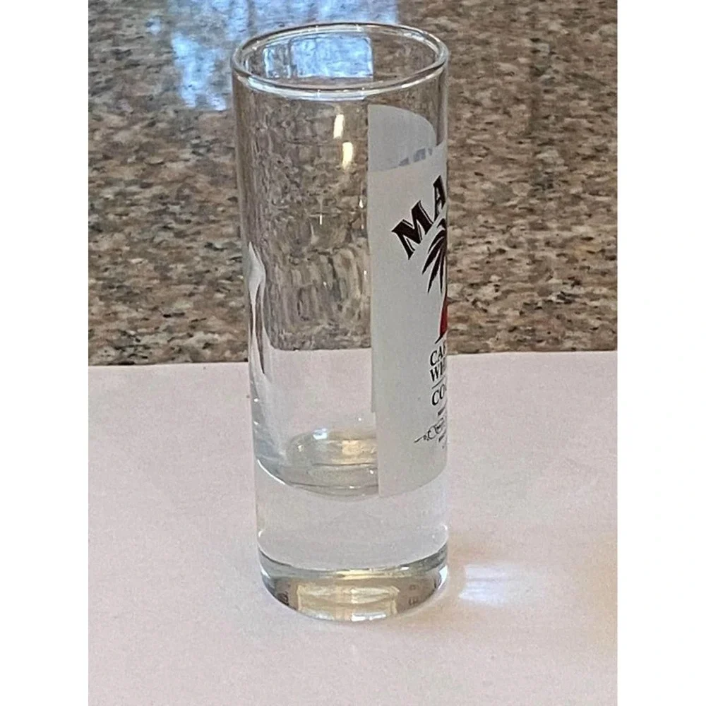 Double Shot Malibu Caribbean White Rum with Coconut‎ Shot Glass